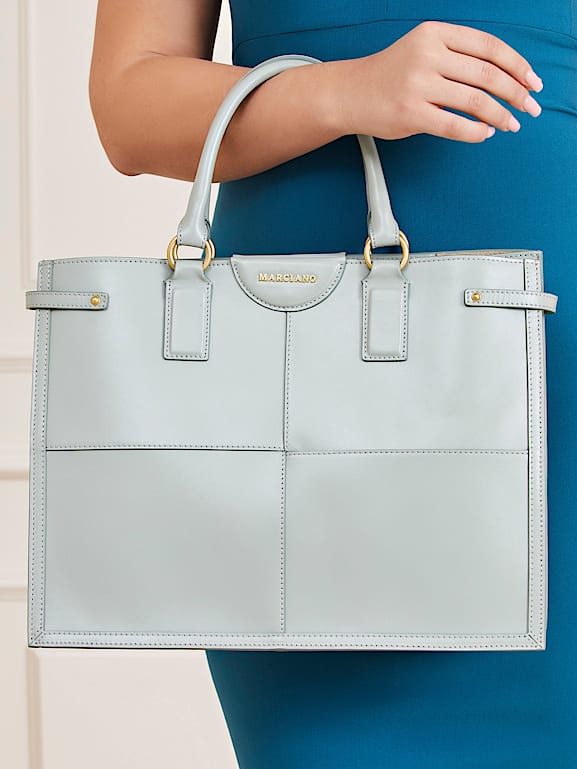 Stilla Real Leather Shopper Women GUESS Past Collections