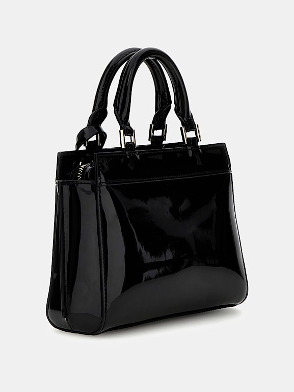 Sac guess noir vernis sales