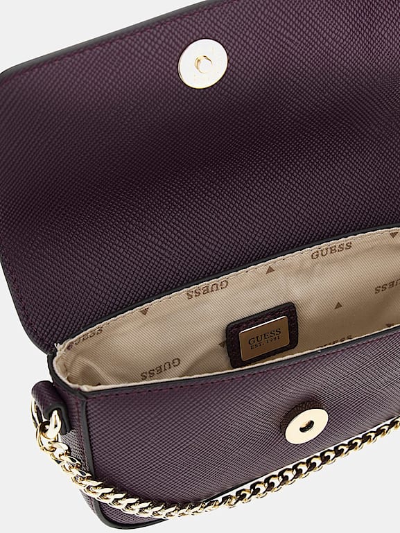 GUESS® Brynlee saffiano mini shoulder bag