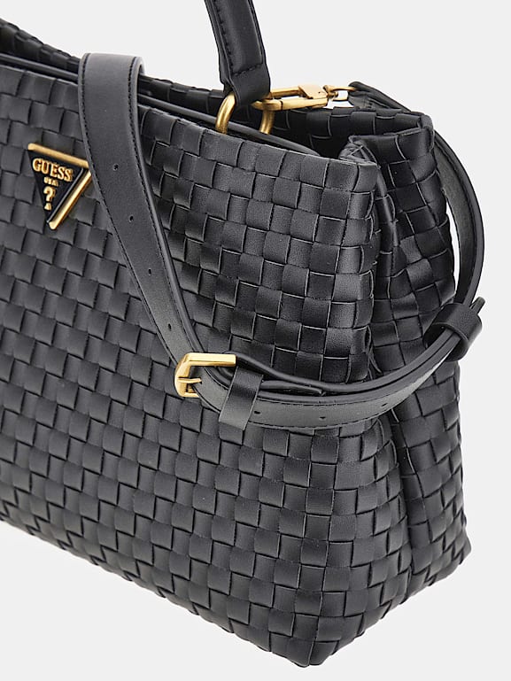 GUESS Lisbet Klapptasche – Stylische Crossbody-Tasche Mit Kettengürtel & Logo, 25x18x7,5 Cm