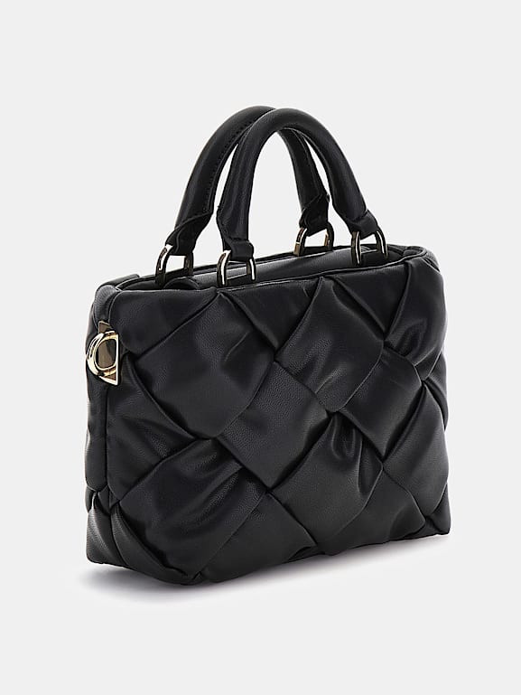 GUESS Zaina woven mini handbag