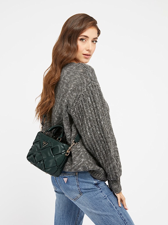 kyanna⭐︎ GUESS® Tkana mini torebka model Zaina Kobieta