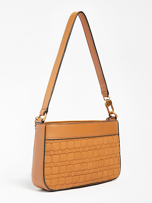Katey woven mini shoulder bag Women GUESS Past Collections