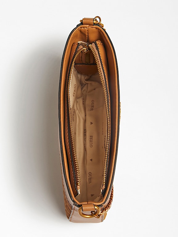 Tan guess bag on sale