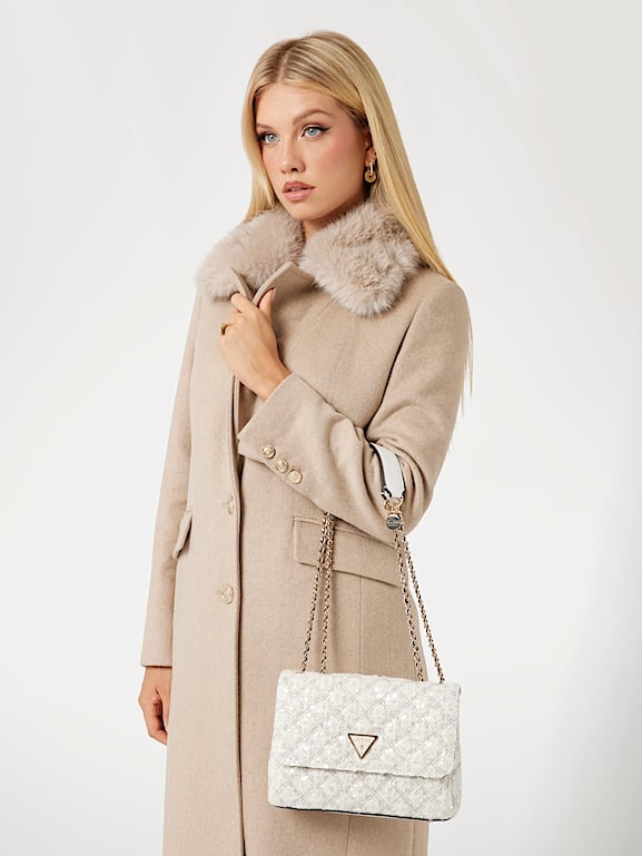 GUESS Giully sequin crossbody Women