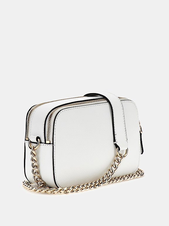 Guess white crossbody bag sale