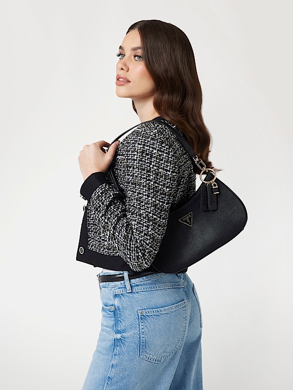 GUESS Noelle Saffiano Shoulder Bag