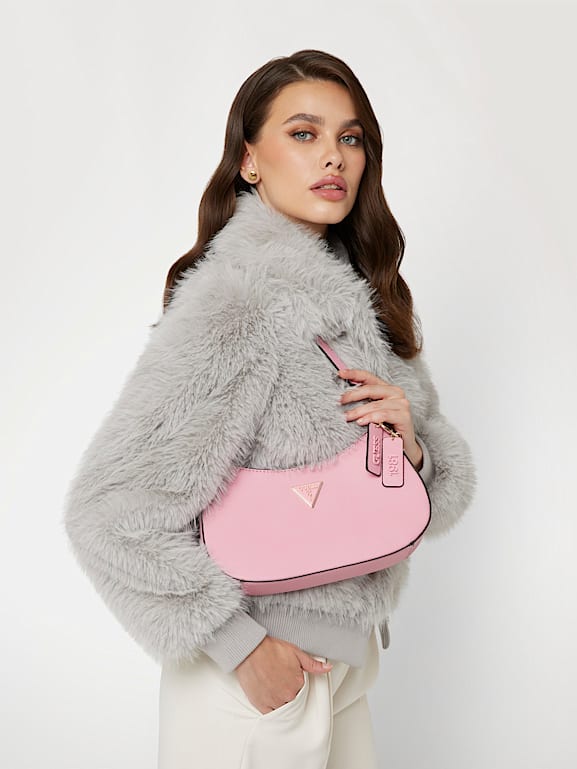 GUESS Schultertasche Noelle Saffiano