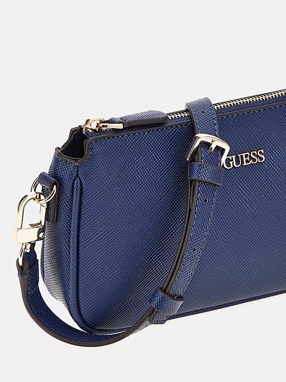 GUESS Noelle Saffiano Mini Crossbody Bag