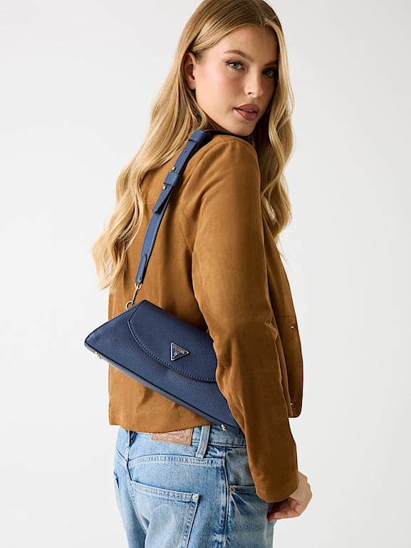 GUESS® Bolena Saffiano mini omuz çantası Kadın