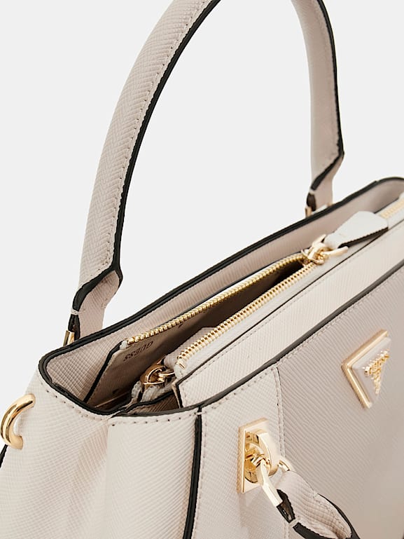 GUESS® Noelle Saffiano el çantası Kadın