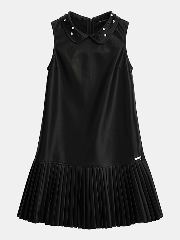 Robe patineuse simili cuir outlet
