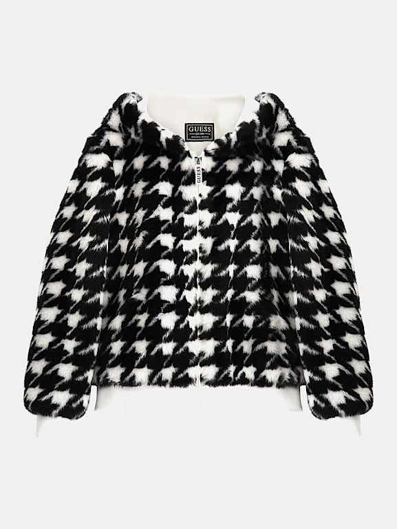 Guess faux fur bomber hot sale