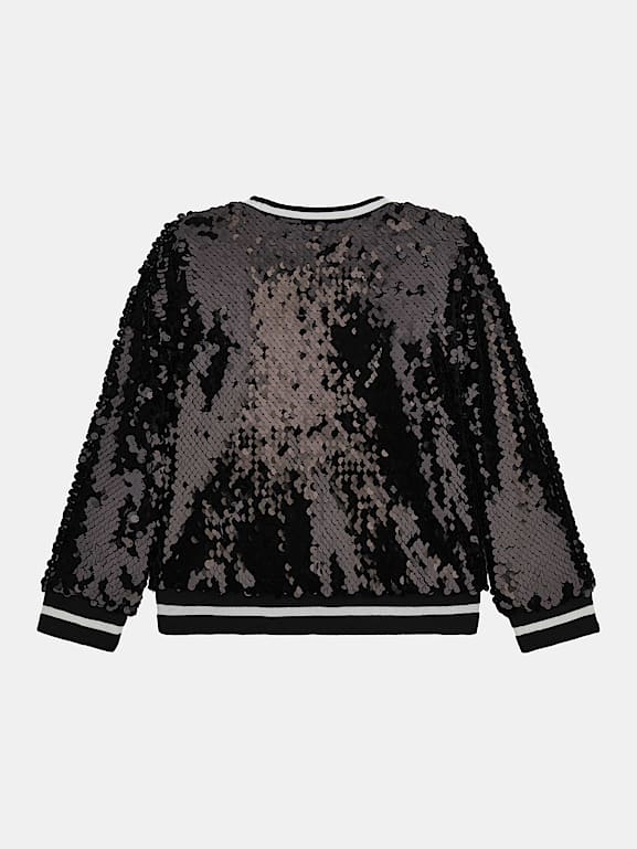 Silver sequin sweatshirt store