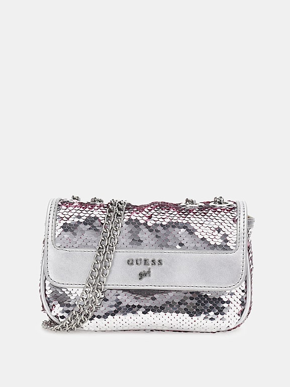 Guess silver crossbody bag shop