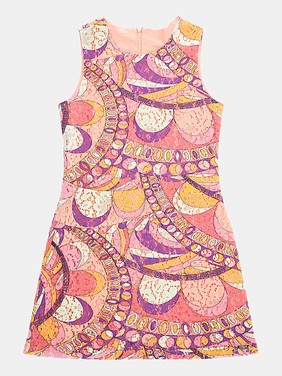 Guess pink lace dress clearance