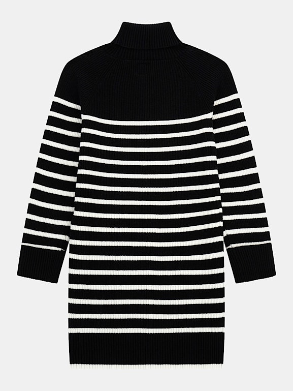 Striped sweater dress