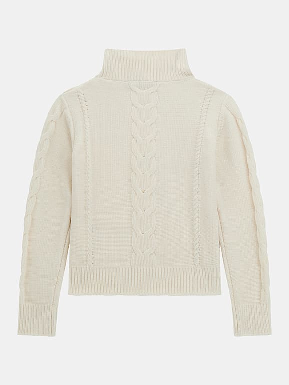 GUESS Kids Cable chenille sweater Girls