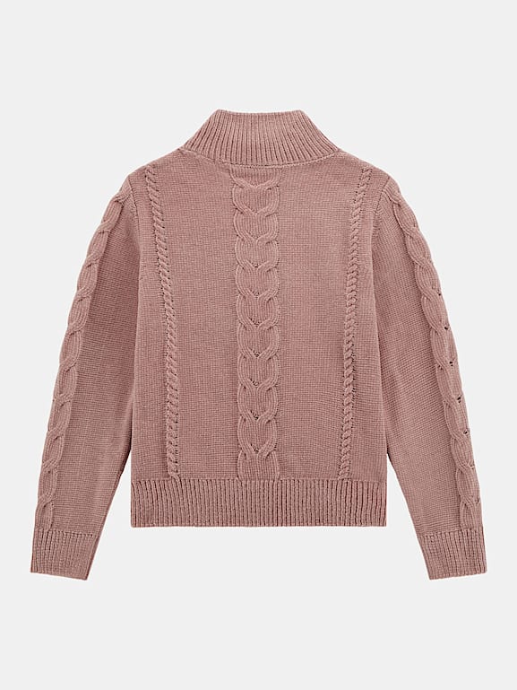 Pink rose chenille sweater best sale