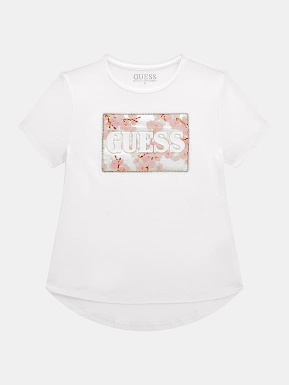 GUESS Kids Front logo t shirt Girls