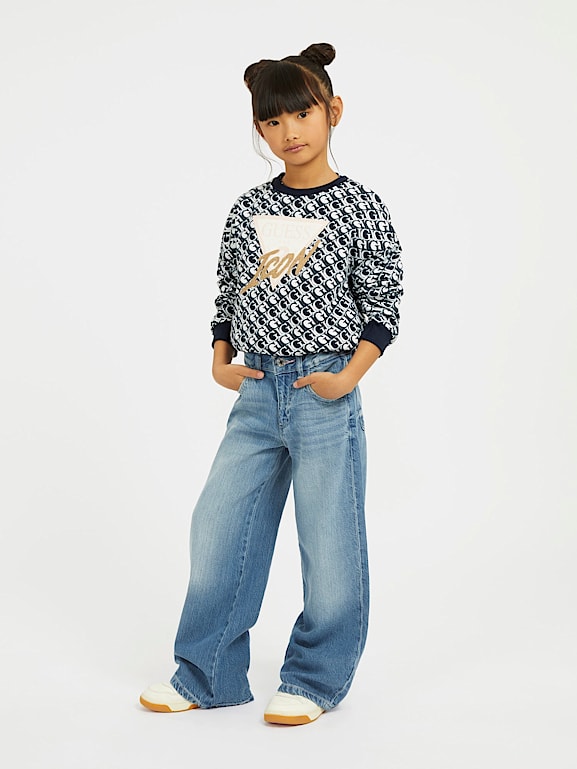Felpa guess bambina sales