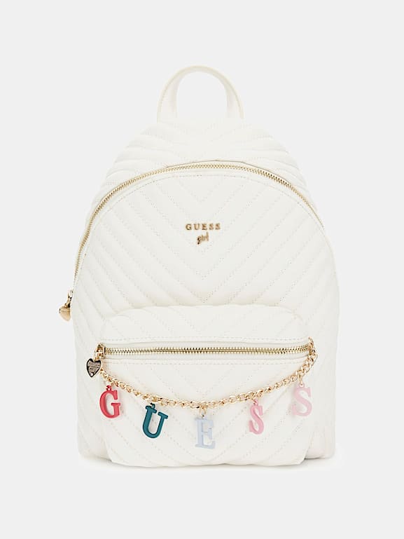Guess backpack white store