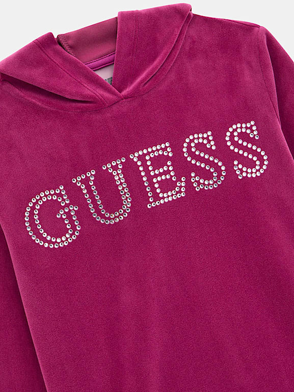 pink guess sweatshirt