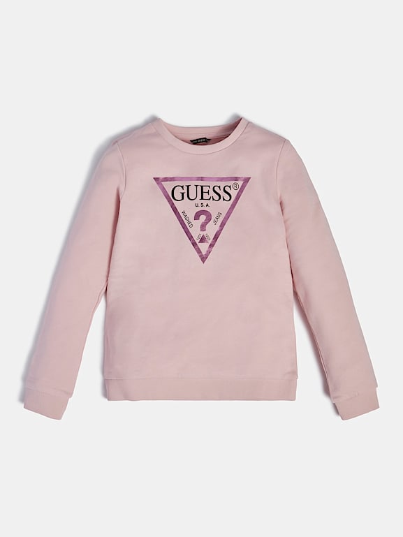 Guess color block sweatshirt hotsell