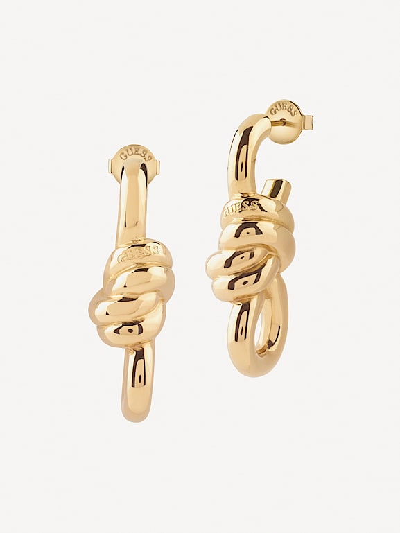 Guess love knot earrings new arrivals