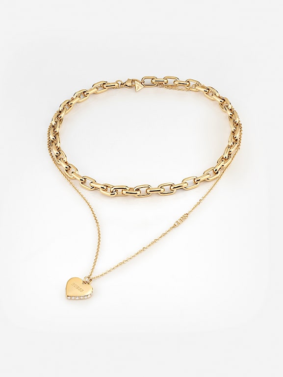 Guess chunky chain necklace clearance