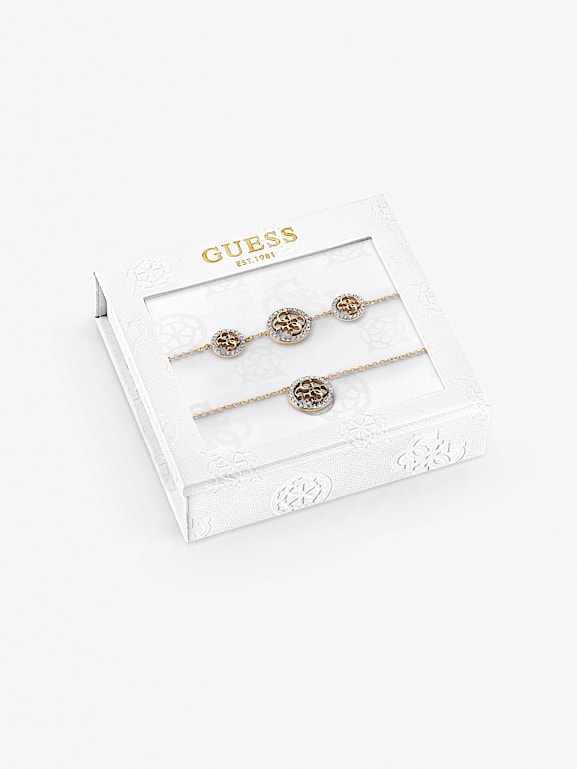 GUESS Bracelet and necklace Life in 4G set Women