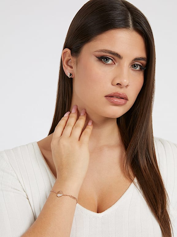 Guess charm bracelet deals and earring set