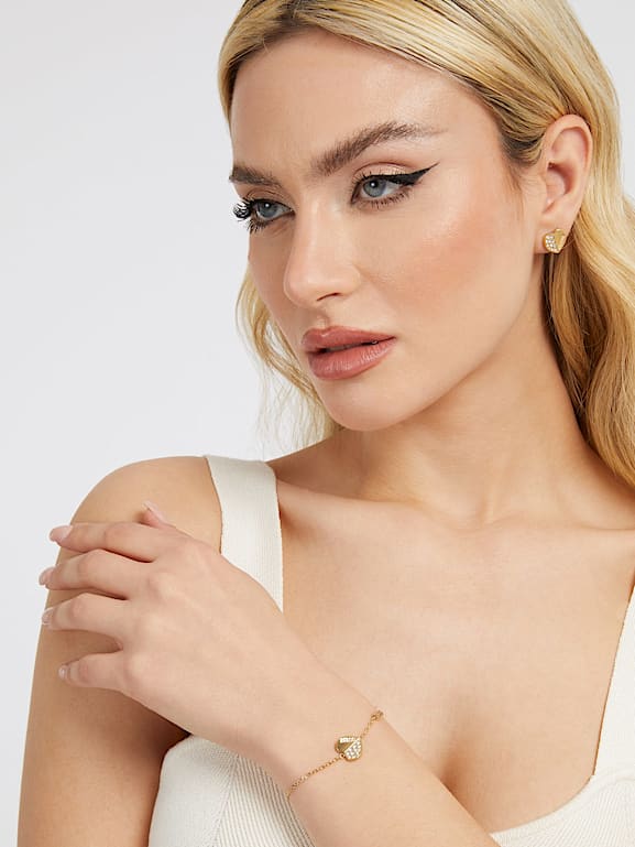 Lovely Guess bracelet and earrings set