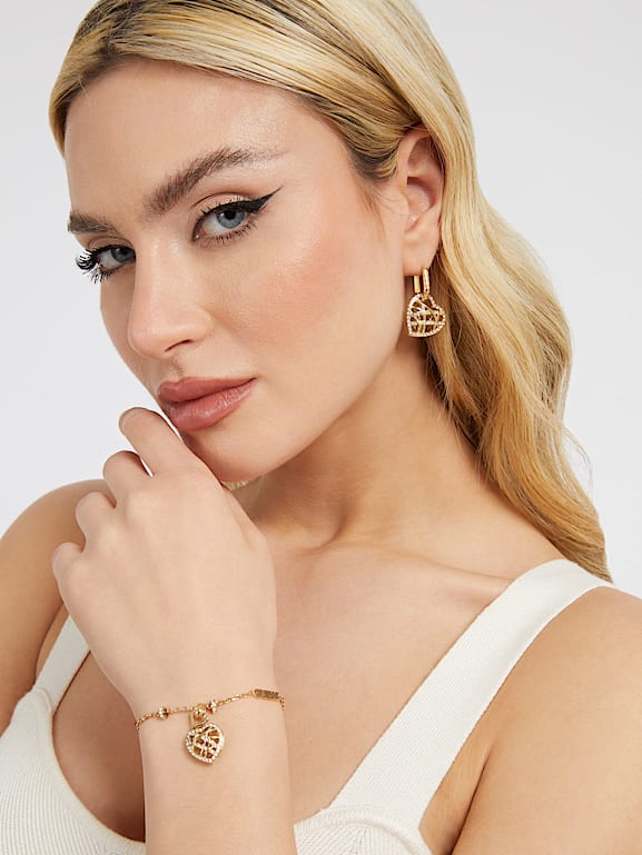 Guess bracelet and earrings set sales