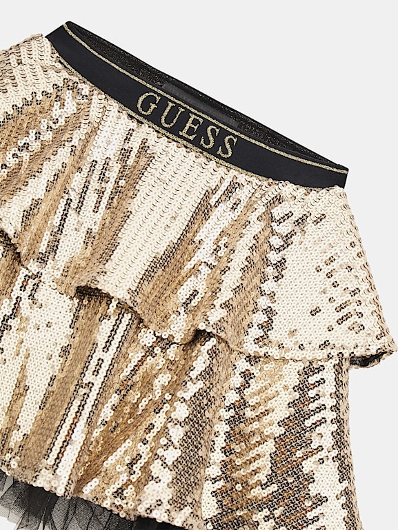 Sequin deals skirt guess