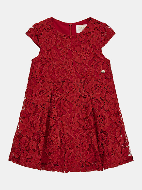GUESS Lace fit and flare dress