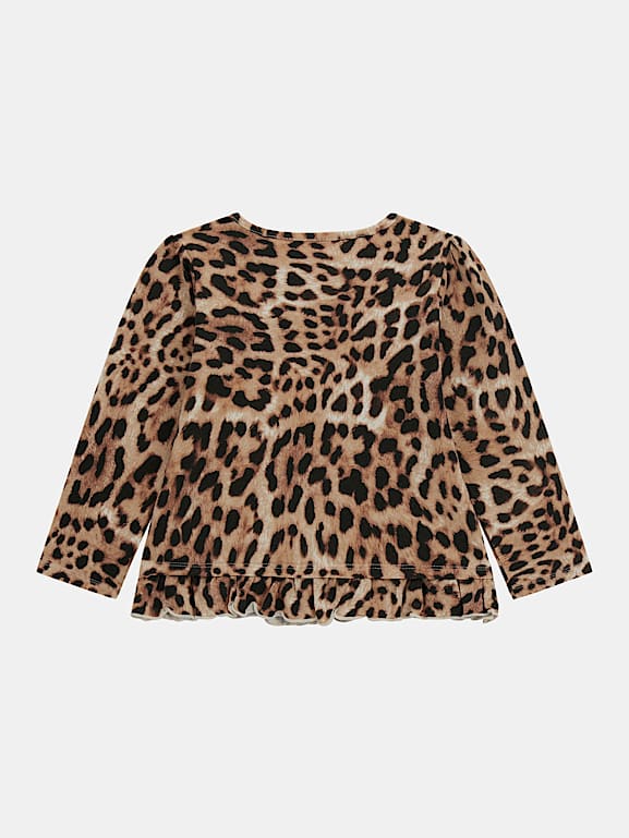 T shirt guess leopard store