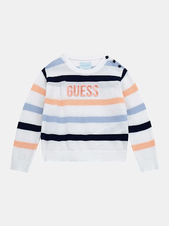 Guess sweater deals striped