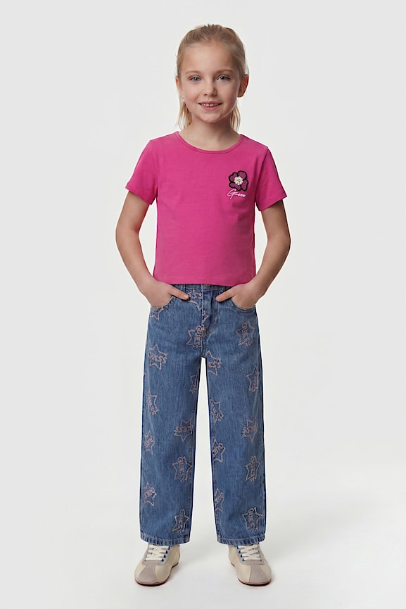 LCW Kids Jean fille avec taille élastiquée ajustable -W4AS14Z4-SHK - LC