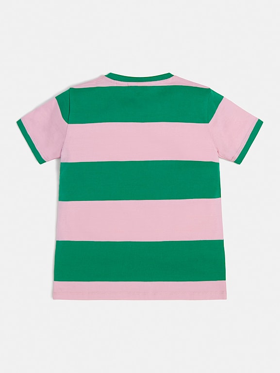 Guess pink new arrivals and green shirt