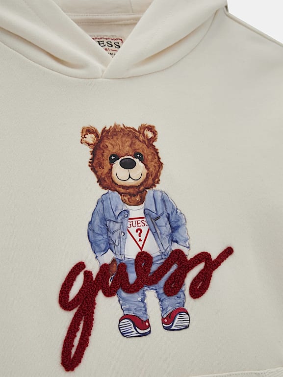 Guess teddy deals bear sweatshirt