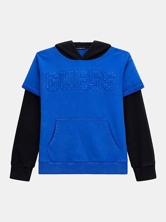 Guess embossed logo sweatshirt top