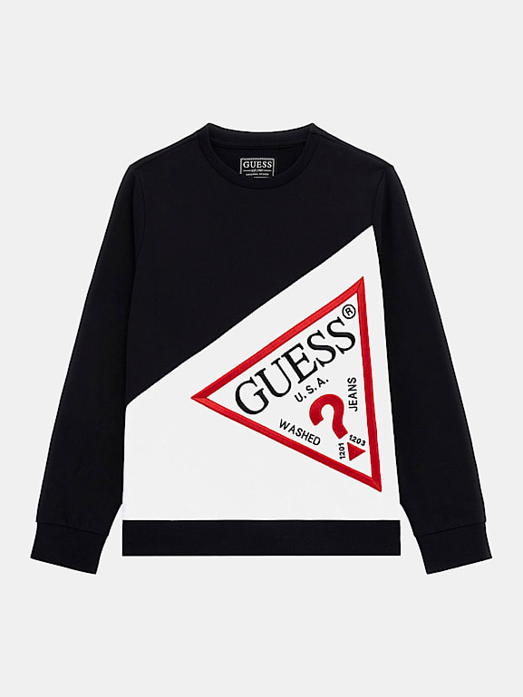 GUESS Kids Triangle logo sweatshirt Boys