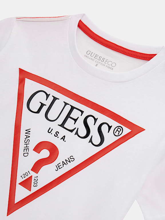 GUESS Kids TRIANGLE LOGO T SHIRT Boys