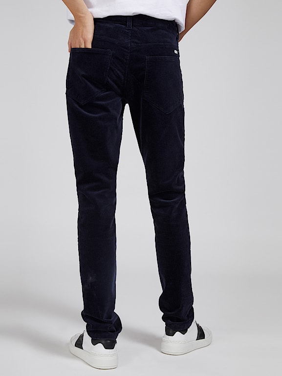 Skinny fit cords mens sales
