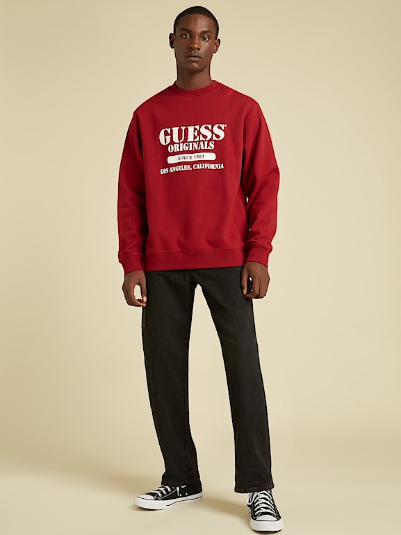 GUESS Front logo sweatshirt Men