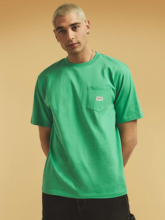 T SHIRT FRONT POCKET Men GUESS Past Collections