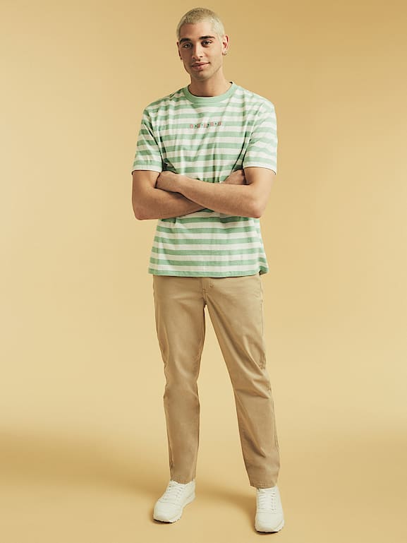 Guess t shirt uomo righe deals