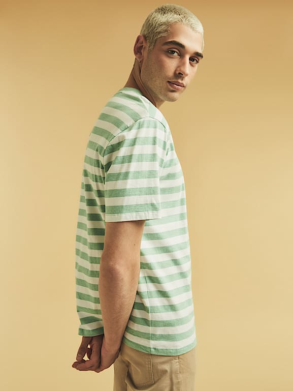 Guess t hot sale shirt uomo righe
