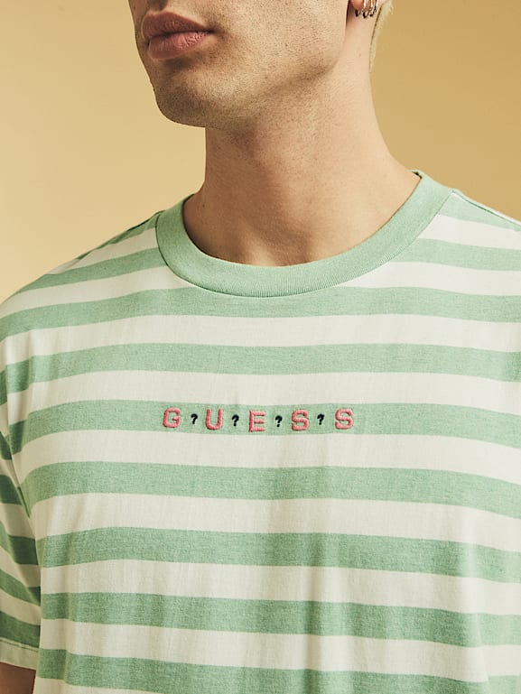 Guess tee shirt rayure hot sale